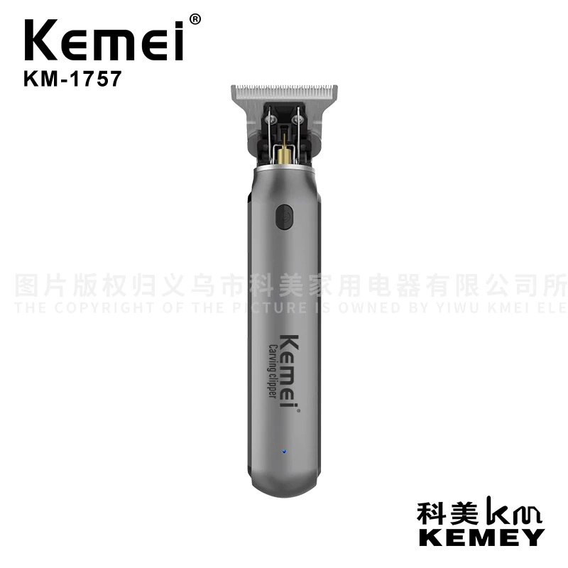 Tông đơ cắt tóc Keimei KM-1757 kẻ vẽ vét chân tóc cạo trọc SẠC NHANH