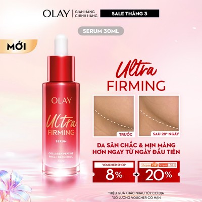[Meta] [MỚI] Serum OLAY ULTRA FIRMING Giúp Da Săn Chắc Và Mịn Màng Chai 30ml