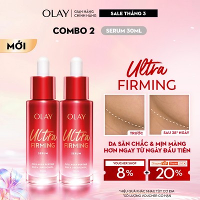 [Meta] [MỚI] Combo 2: Serum OLAY Ultra Firming Giúp Da Săn Chắc & Mịn Màng 30MLx2