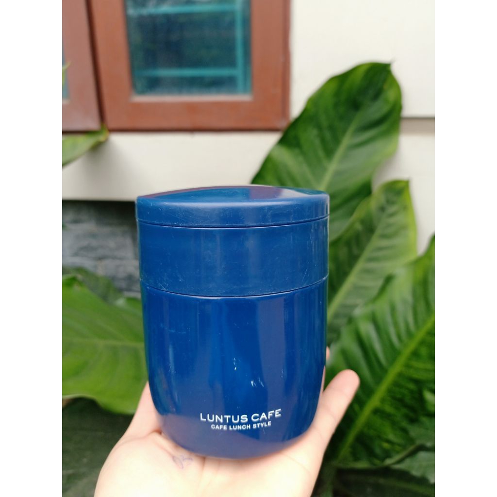 🍱 Hộp Cơm Giữ Nhiệt Luntus Cafe ASVEL – Inox 2 Lớp – 600ml – Hàng Nhật đã qua sử dụng