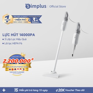 Simplus Máy Hút Bụi Có Dây Công Suất 400W Lực Hút 14000Pa XCQH002 - Bảo Hành 1 Năm 1 Đổi 1