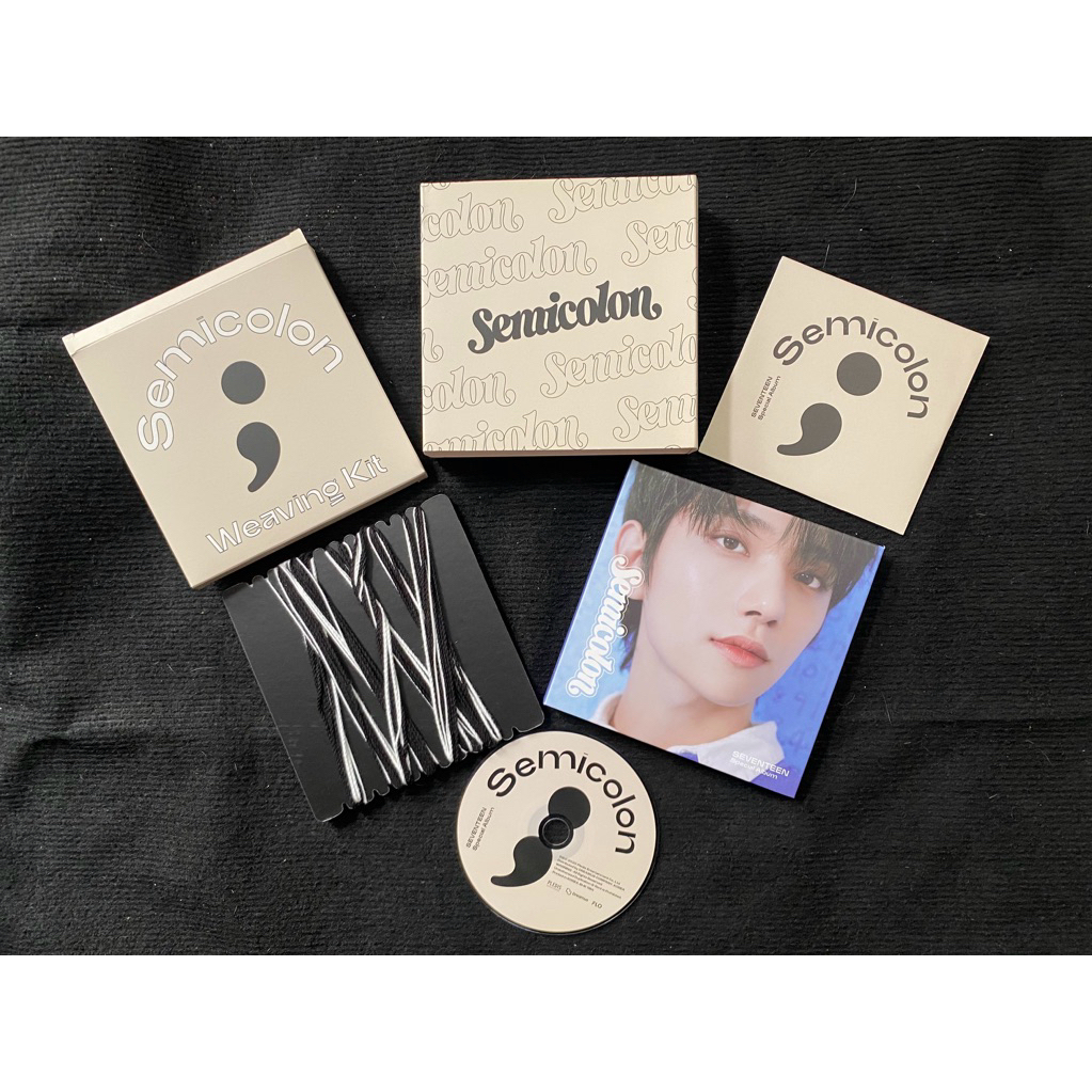 Seventeen album Semicolon đã khui seal, Joshua ver đồ như hình.