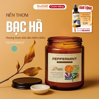 Nến thơm phòng Bạc Hà Vina TƯƠI 100g/200g Pepermint