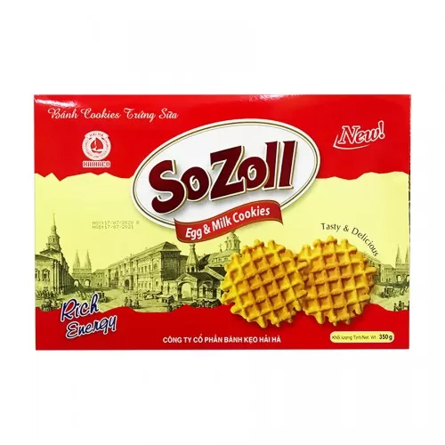 Bánh Sozoll Hải Hà 350g – Bánh Quy Trứng Sữa Giòn Xốp Thơm Ngon