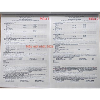 [COMBO] 1 SỔ ĐẶT CỌC NHÀ ĐẤT 2026 + 1 MỰC LĂN TAY
