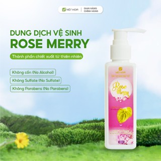 Dung Dịch Vệ Sinh Phụ Nữ Rose Merry Hỗ Trợ Dưỡng Ẩm, Làm Sạch, Giảm Ngứa An Toàn Cho Cả Mẹ Bầu 120ml