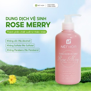 Dung Dịch Vệ Sinh Phụ Nữ Rose Merry 300 ml Tặng 01 nước hoa Daisy - Giúp Cân Bằng Độ PH Tự Nhiên, Se Khít, Dưỡng Ẩm Sâu
