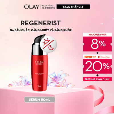 [Meta] Serum OLAY REGENERIST Dưỡng Da Căng Mướt, Sáng Khỏe & Phục Hồi Dấu Hiệu Lão Hóa 50ML