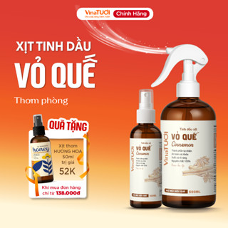 Xịt tinh dầu Quế khử mùi Vina TƯƠI 100ml/300ml/500ml