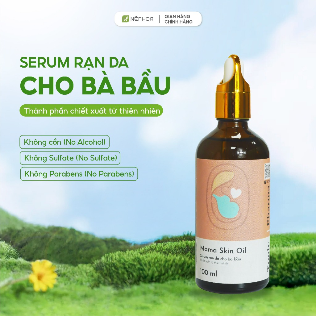 Tinh dầu rạn da bà bầu Mama Skin Oil - Hết Rạn da mờ sẹo hết thâm da trong quá trình mang thai và sau sinh