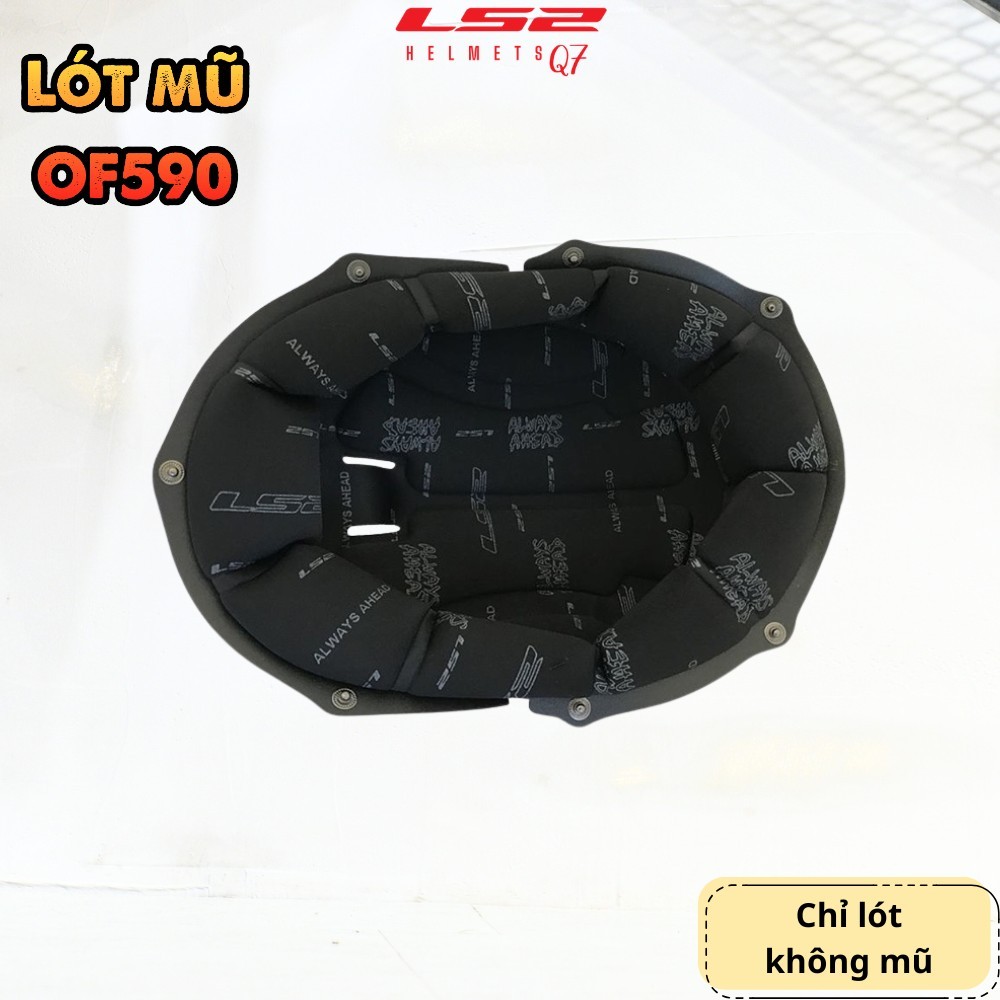 Bộ Lót Gắn Mũ LS2 OF590 Size M L XL XXL
