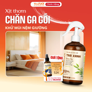 Xịt thơm chăn ga gối đệm Vina TƯƠI 100ml/300ml/500ml khử khuẩn giường nệm