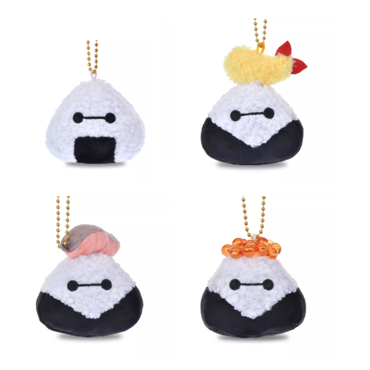 [Direct from Japan] Disney Baymax Plush Keychains ( Rice Balls ) Japan NEW Disney Store