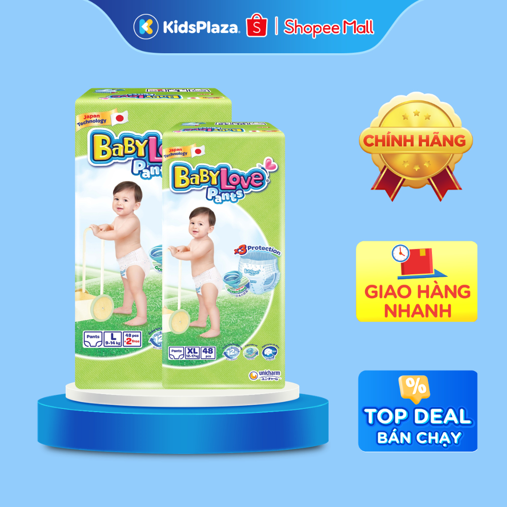 Bỉm - Tã quần Bobby Babylove cho bé đủ size cho bé