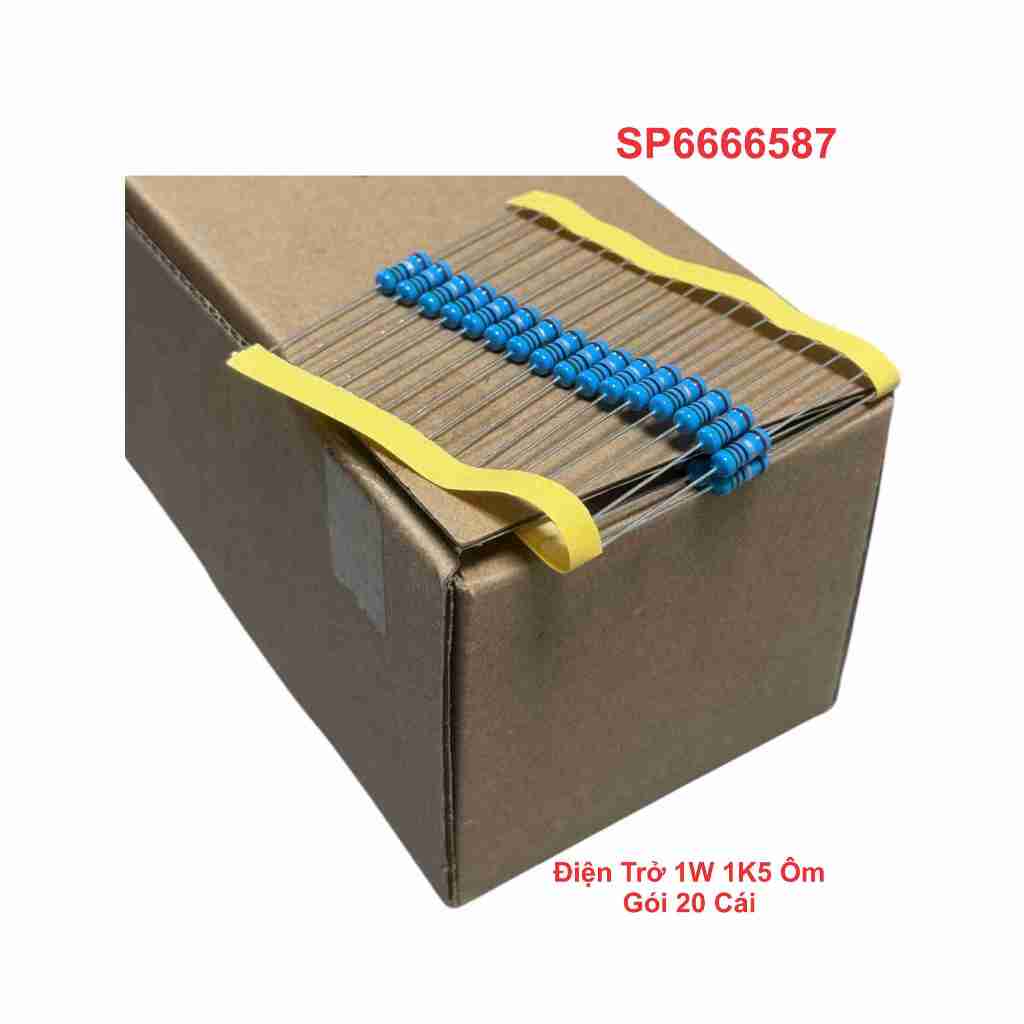 Điện Trở 1W 1K5 Ôm Gói 20 Cái