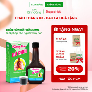 Thiên Môn Bổ Phổi Bình Đông Giúp giảm ho, Bổ phổi Chai 280ml
