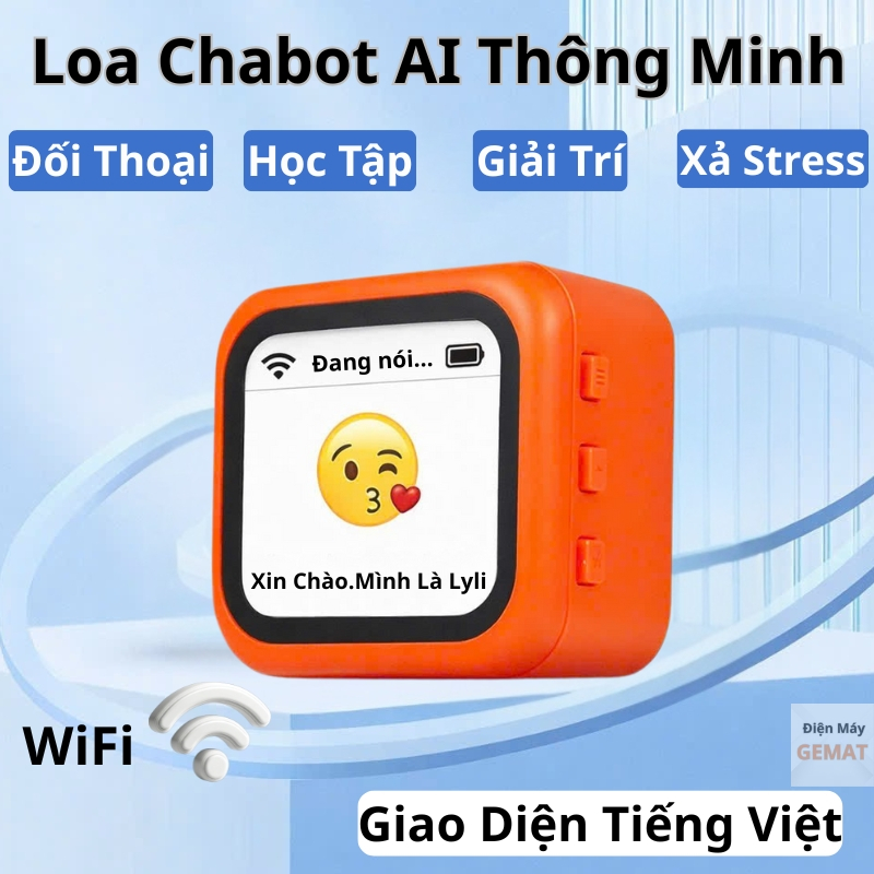 Loa Chatbot AI XIAOZHI Đối Thoại, Trợ Lý Học Tập Và Giải Trí Thông Minh, Loa AI Mini Giao Tiếp