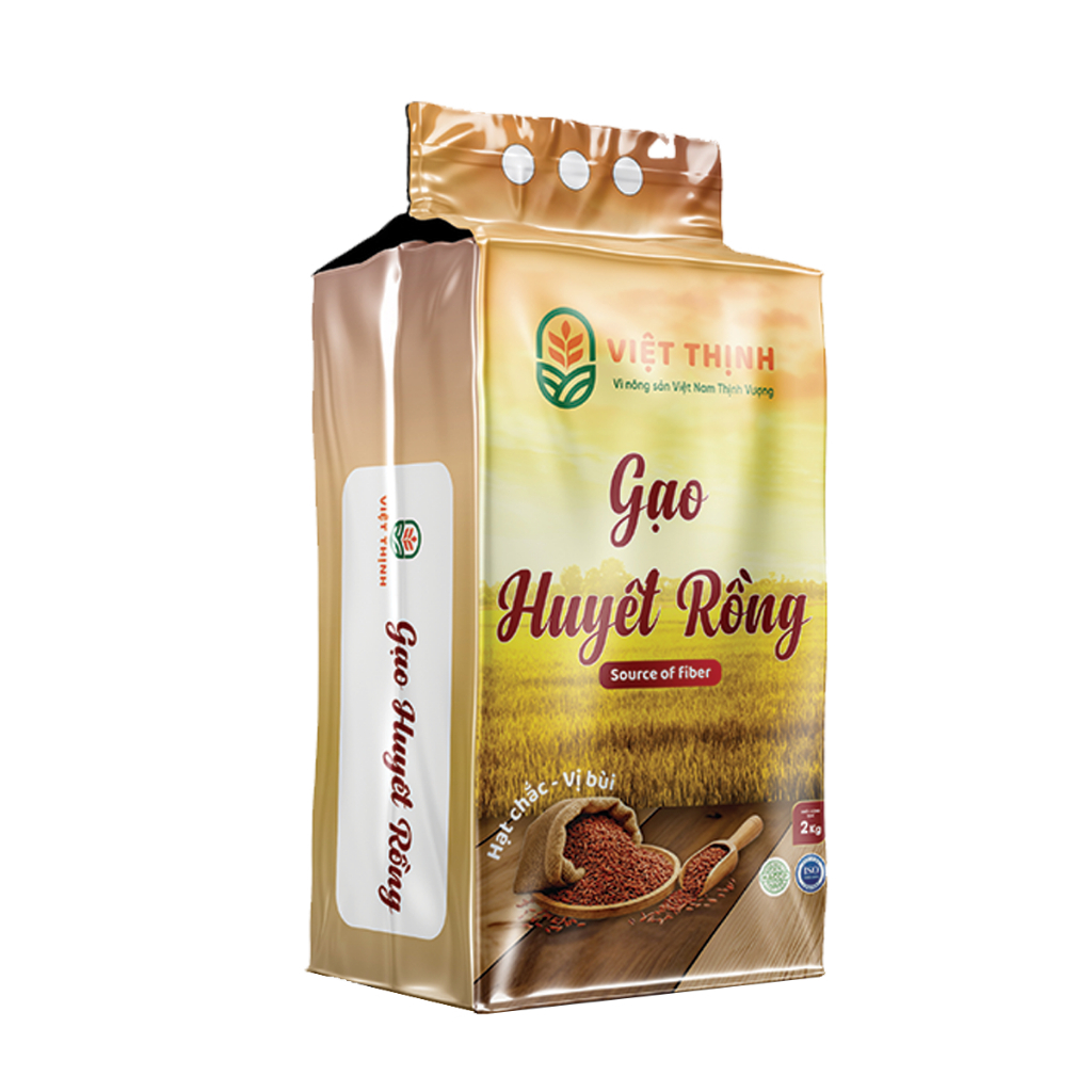 Gạo Lứt Huyết Rồng - 2kg  – Gạo Việt Thịnh