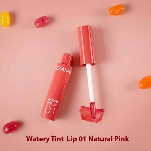Cezanne Son tint bóng dưỡng ẩm Watery Tint Lip 4g