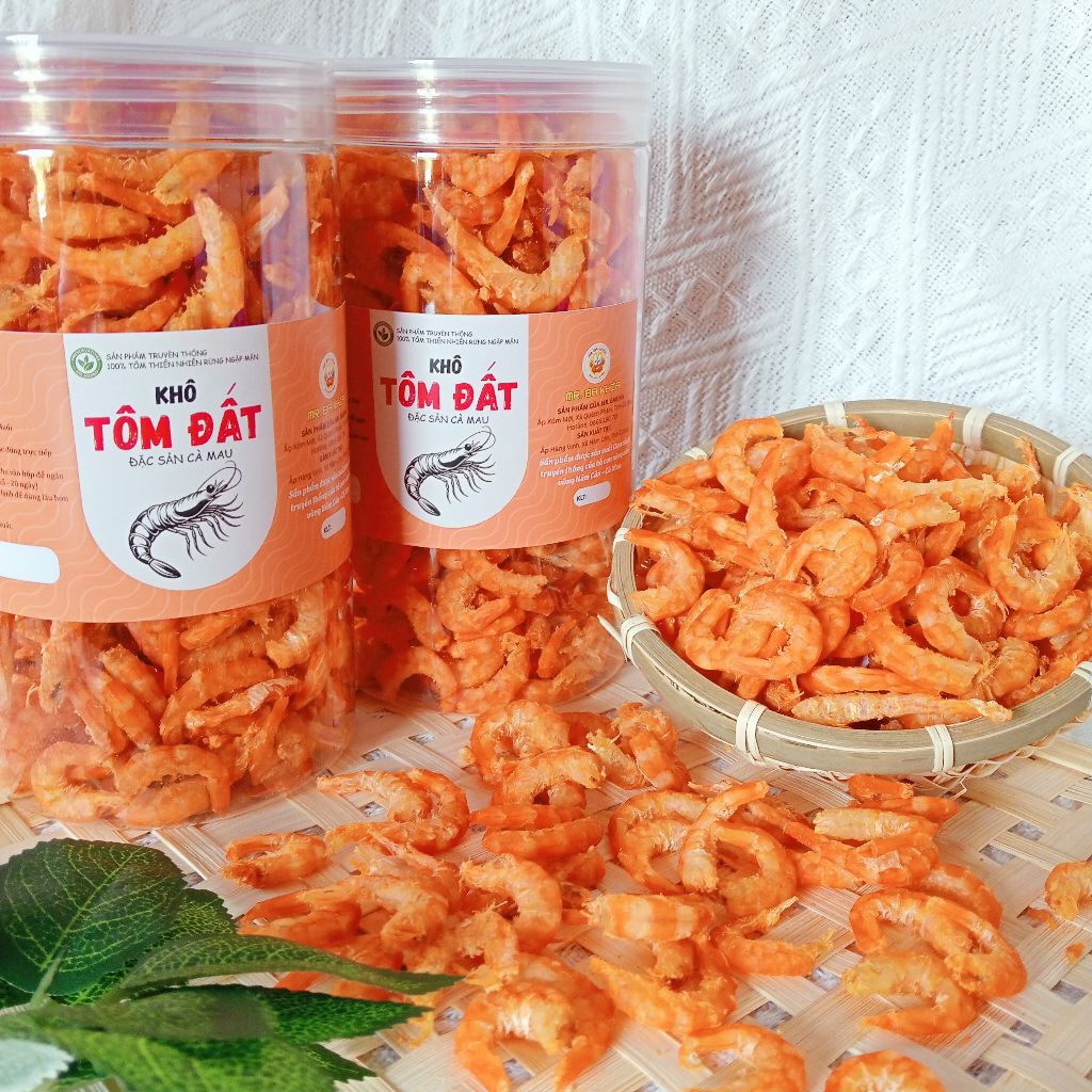 Tôm Khô Cà Mau - Tôm Đất Khô Loại 1 - Tôm Thiên Nhiên Rừng Ngập Mặn Năm Căn Cà Mau
