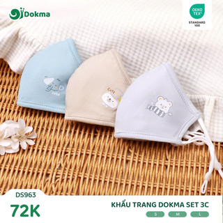 SET 3 CÁI KHẨU TRANG BÉ TRAI ,BÉ GÁI DOKMA DS512