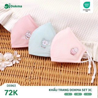 SET 3 CÁI KHẨU TRANG BÉ TRAI ,BÉ GÁI DOKMA DS512
