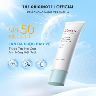 Kem chống nắng Ceramella SPF50 PA+++ The Originote chống nắng mặt phục hồi da skincare sunscreen 50g
