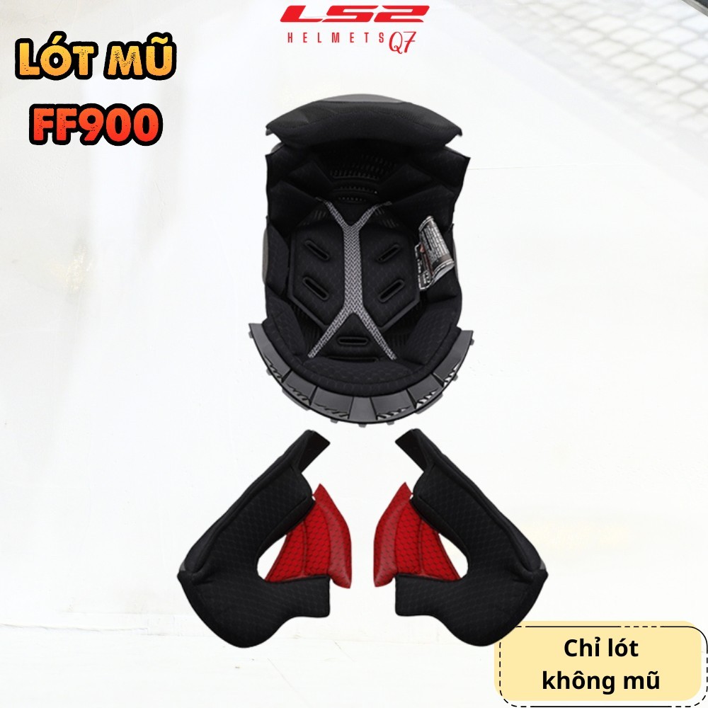 Bộ Lót Gắn Mũ LS2 FF900 Size M L XL XXL