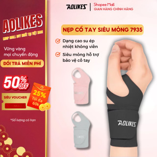 Aolikes Nẹp Cổ Tay Siêu Mỏng - 7935 Cho Ống Cổ Tay Có Thể Điều Chỉnh Nẹp Cổ Tay Hỗ Trợ Giảm Đau Viêm Khớp Bóng Rổ