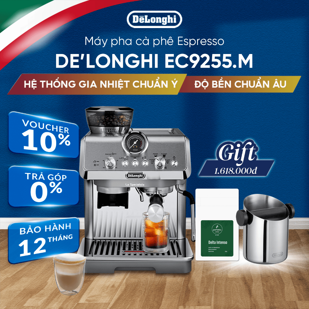 Máy pha cà phê espresso DeLonghi La Specialista Arte Evo Cold Brew EC9255.M