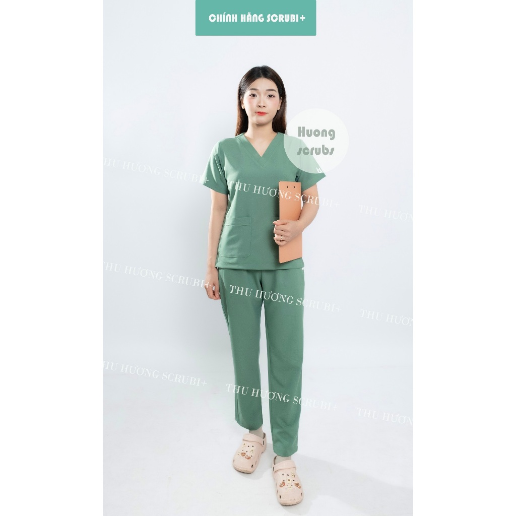 Bộ Scrubs COTTON CAO CẤP bác sĩ, bộ Spa nữ, đồng phục Spa, phòng khám,mầm non, đồng phục bệnh viện