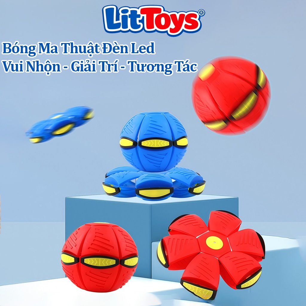 Bóng Ma Thuật Có Đèn LED ToysLit Đồ Chơi Vận Động Bật Nảy Lò Xò Giúp Bé GIải Trí - Tư Duy