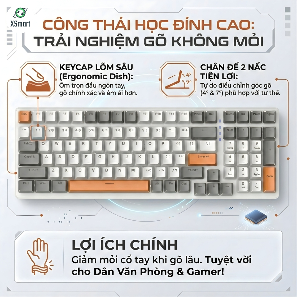 Bàn Phím Cơ Cao Cấp K3 Premium Gaming Nhiều Chế Độ Led Cực Đẹp, Trục Cơ Học Red Switch Dùng Cho PC | BigBuy360 - bigbuy360.vn