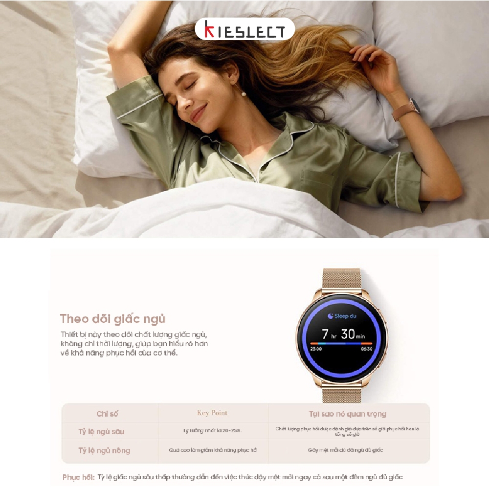 [NEW] Đồng hồ thông minh Kieslect Lady Watch Elfin - 1.32" FHD AMOLED - Nghe gọi Bluetooth - Chính hãng | BigBuy360 - bigbuy360.vn