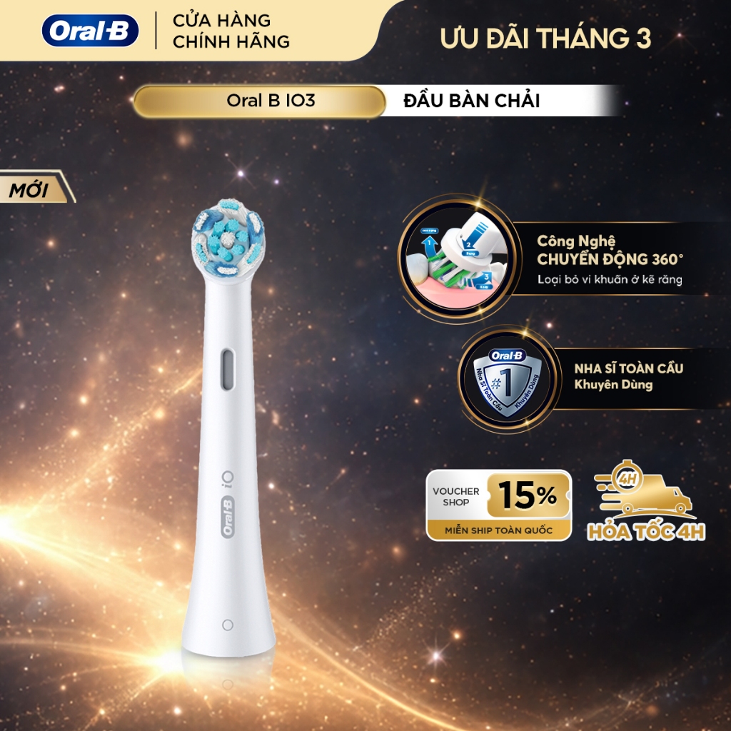 Đầu Bàn chải Điện Oral B Io3