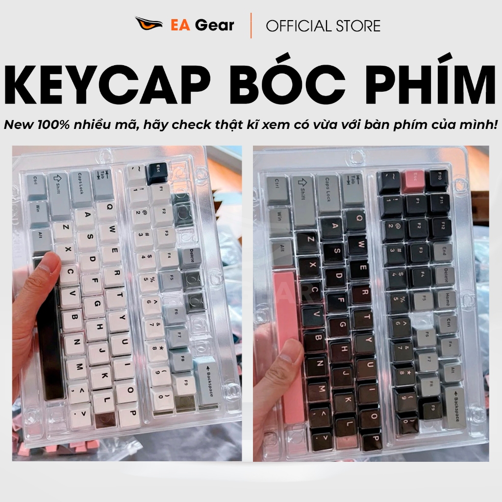 Keycap Bóc Phím New Các Loại Nhiều Màu Nhiều Layout Tiết Kiệm Ngân Sách - EA Gear