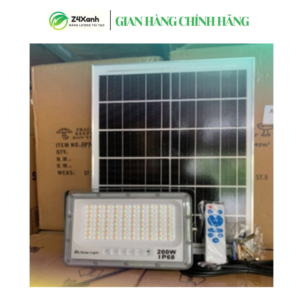 Đèn pha báo pin 200W mới | 200W | 20.000mAh