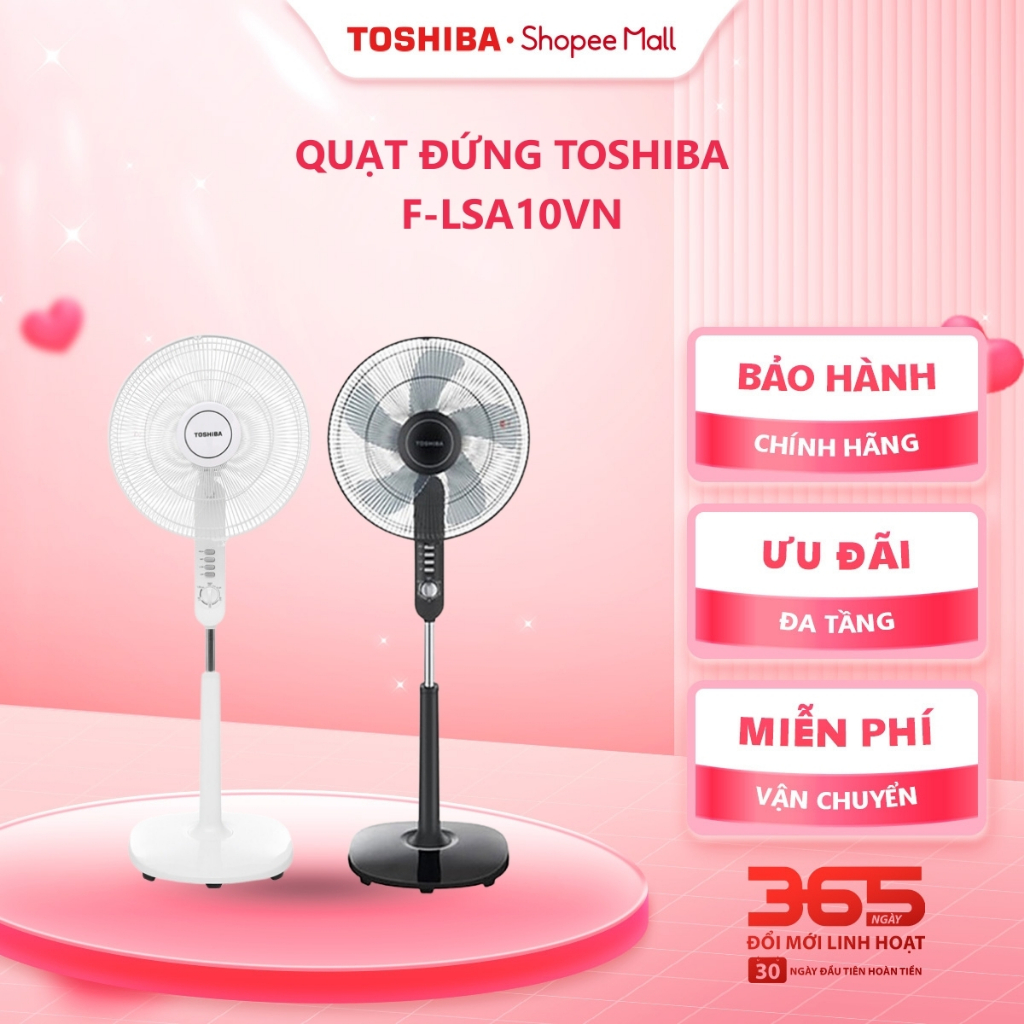 Quạt đứng Toshiba F-LSA10VN - Hàng chính hãng, bảo hành 12 tháng |HỎA TỐC HCM|