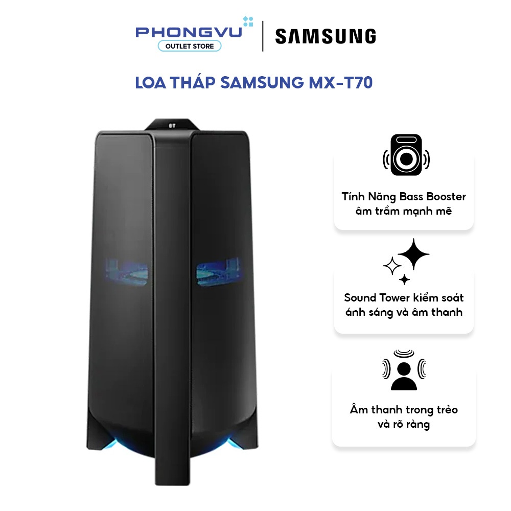 [TẶNG 1 MICRO] Loa Tháp Samsung MX-T70 - Chính hãng Samsung Việt Nam - Bảo hành 12 tháng
