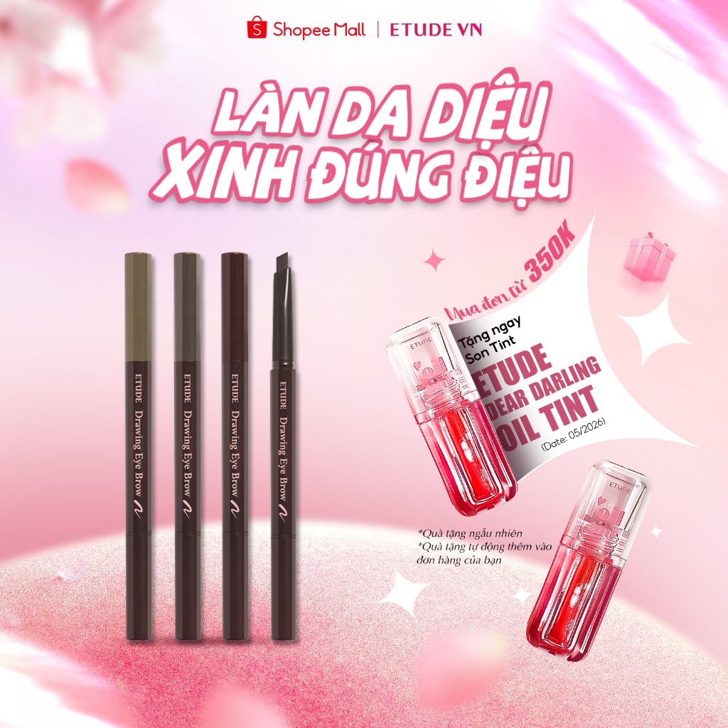 Bút Kẻ Mày ETUDE Drawing Eye Brow 7 màu, 0.25g