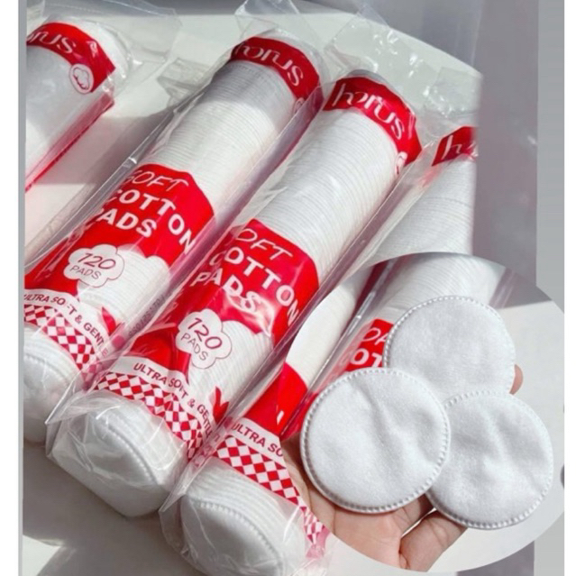 BÔNG TẨY TRANG HORUS / IPEK 120 MIẾNG