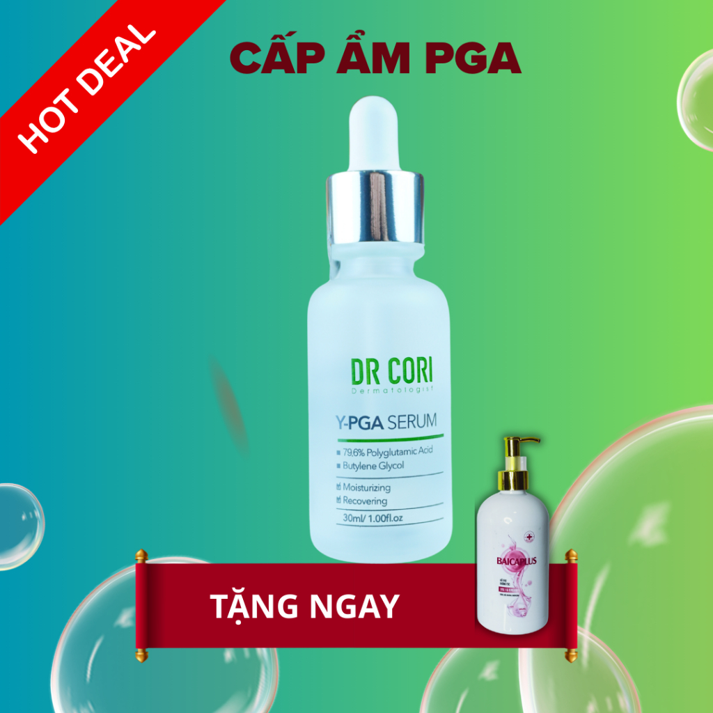 Dưỡng ẩm PGA Dr Pluscell Dr Cori Serum cấp ẩm khóa ẩm da 30ml