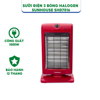 Đèn Sưởi 3 Bóng Sunhouse SHD7016 Công suất 1000W - Tốc Độ Làm Ẩm Nhanh - Bảo hành 12 tháng