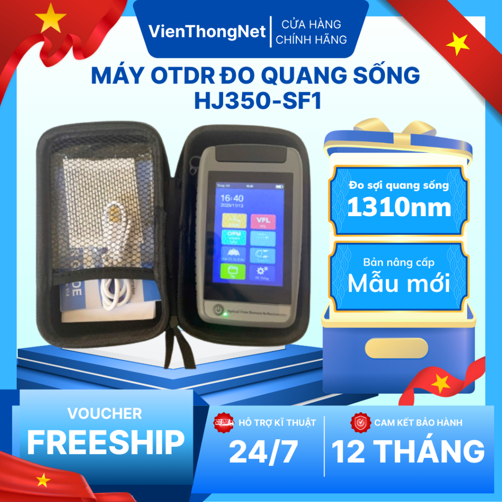 Máy OTDR đo sợi quang sống mini HJ350-SF1