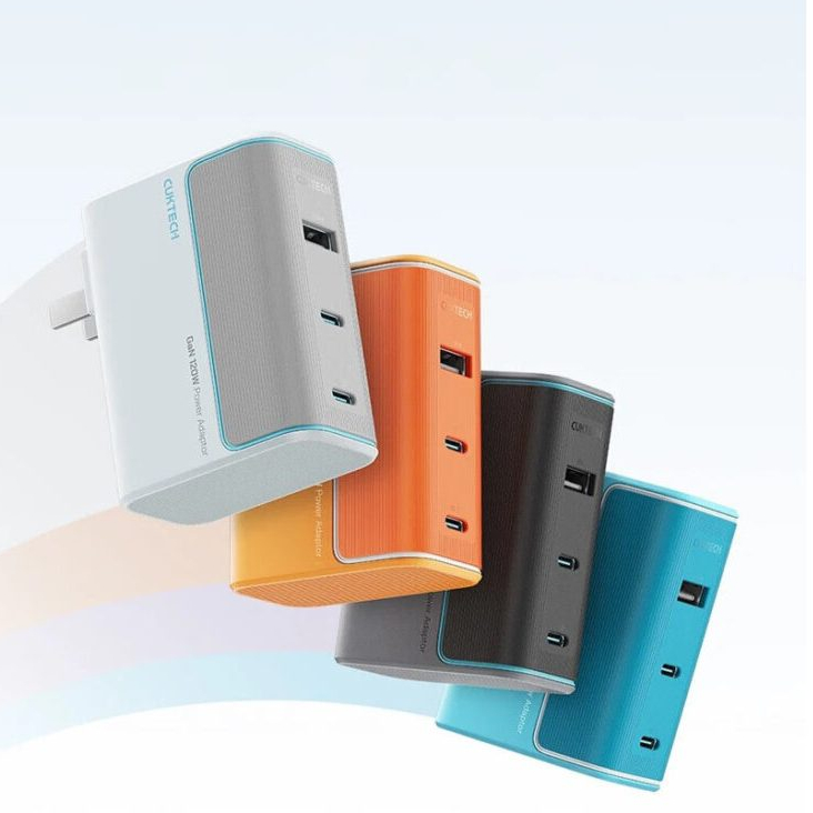 Sạc nhanh Cuktech 120W GaN kèm dây 6A Charger PD3.1/PPS2.0/QC4.0/Mi Turbo 120W – AD1003