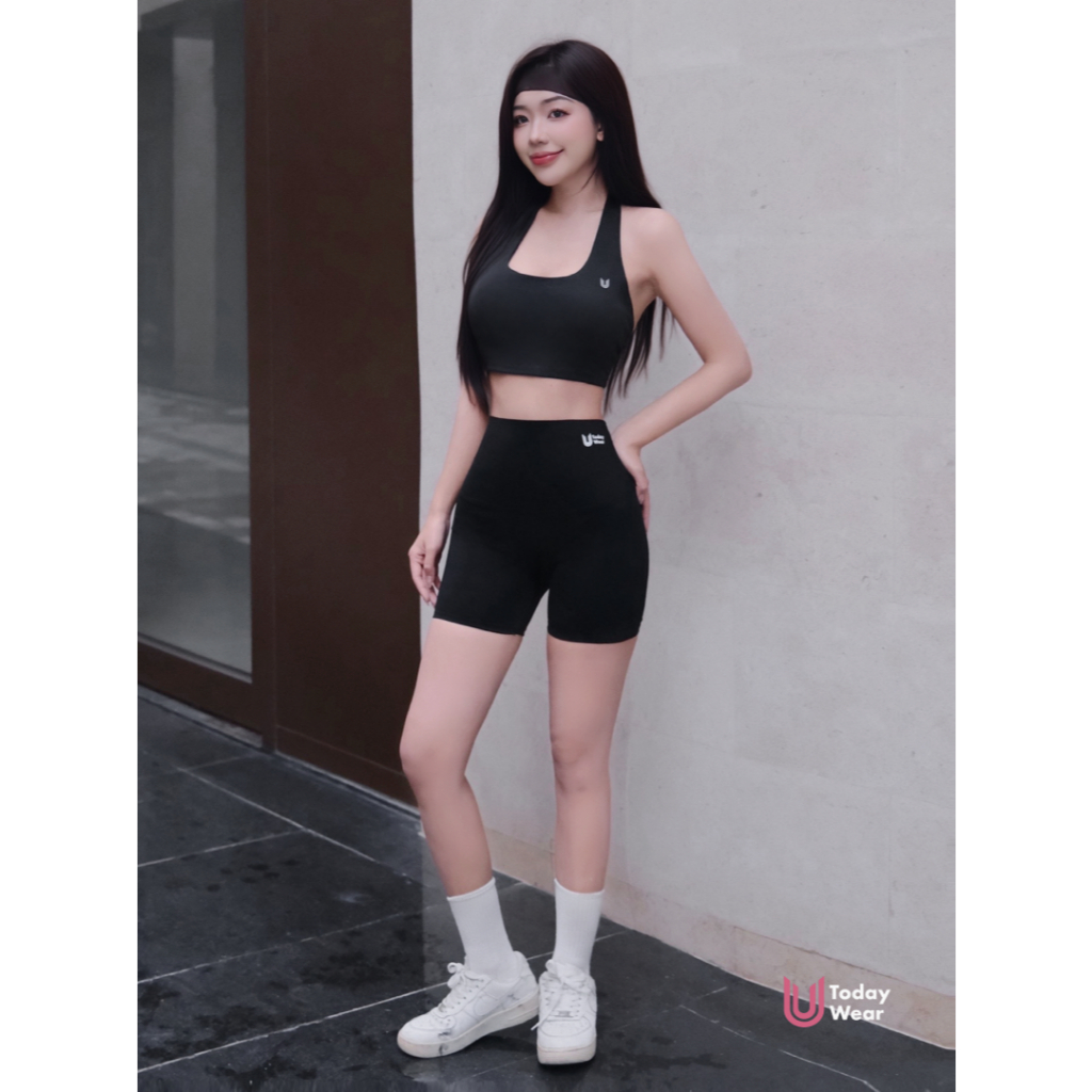 [New Arrival] Quần tập gym yoga lửng dáng biker Slim Short siêu co giãn che khuyết điểm tôn vòng 3 Today U Wear | BigBuy360 - bigbuy360.vn