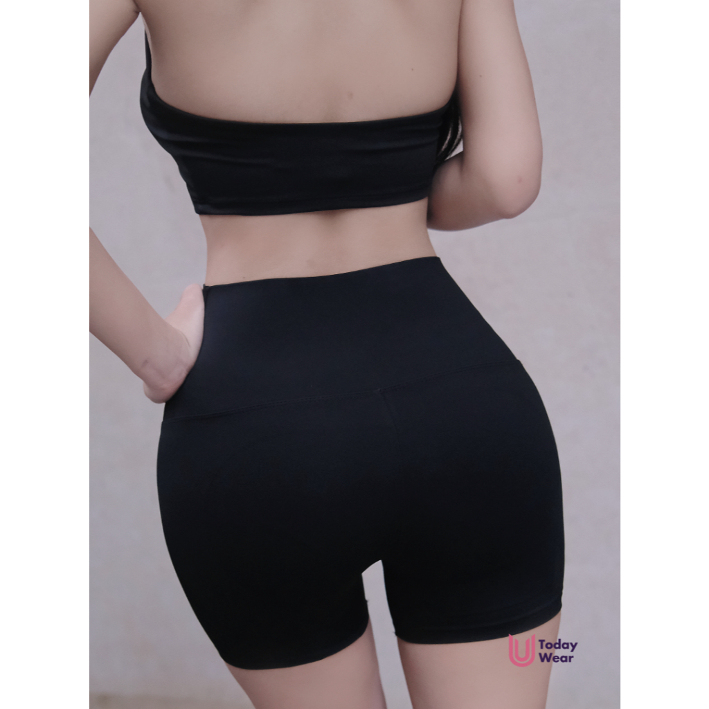 [New Arrival] Quần tập gym yoga lửng dáng biker Slim Short siêu co giãn che khuyết điểm tôn vòng 3 Today U Wear | BigBuy360 - bigbuy360.vn
