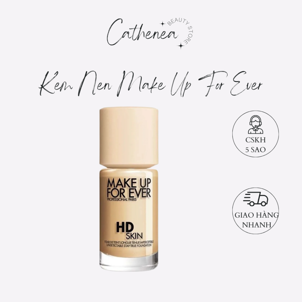 Kem nền MUFE Skin HD Foundation Kem nền Make Up For Ever R210 1R02, Y218 1N06 - Cathenea.Cosmetics