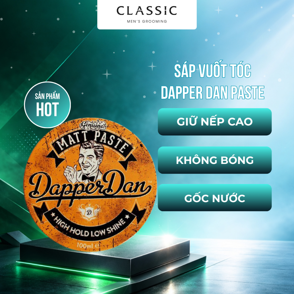 Sáp Vuốt Tóc Dapper Dan Matte Paste 100ml