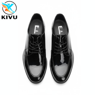 Giày nam da bóng | Giày tây buộc dây da bóng sản phẩm đế cao 5cm thích hợp đi dự tiệc